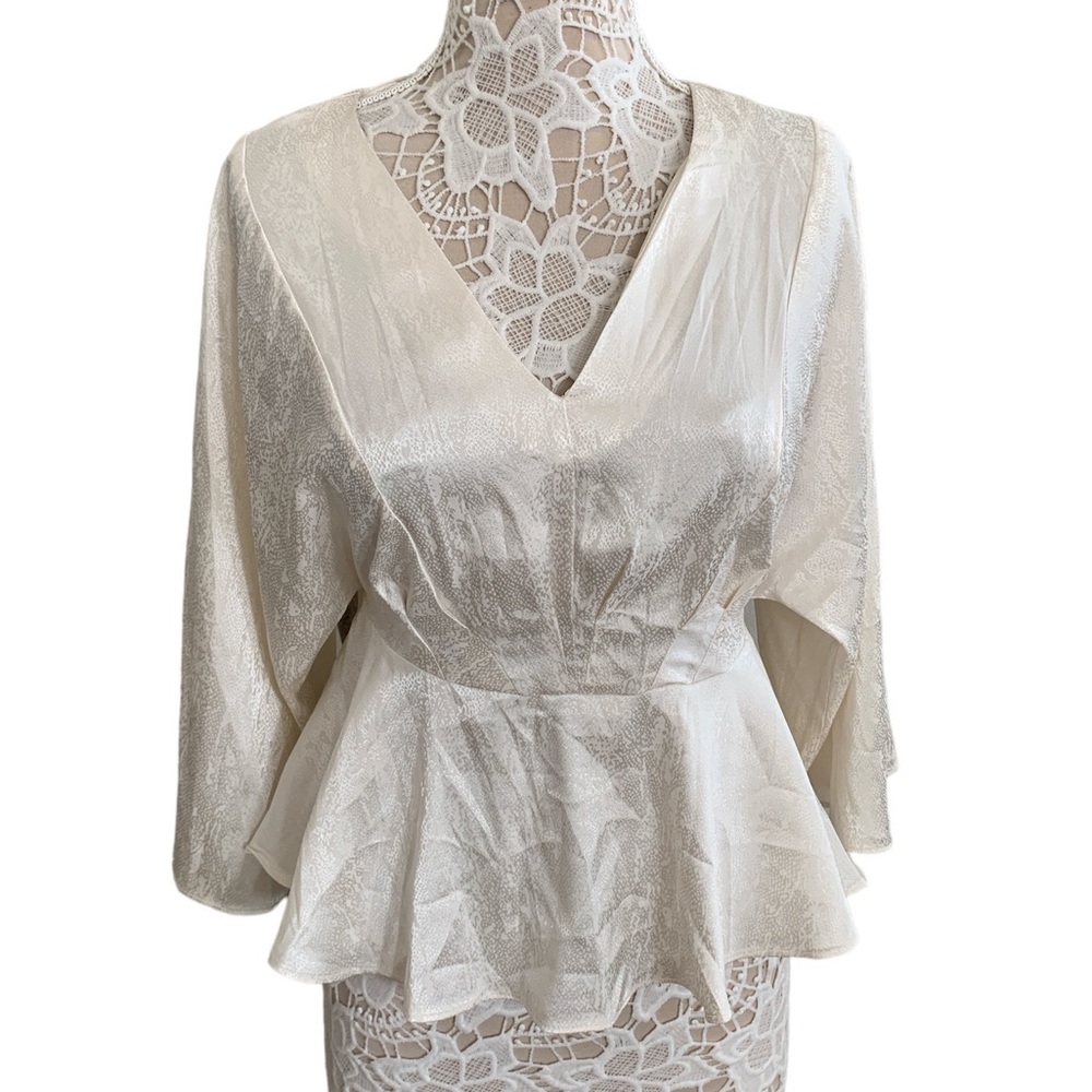 Peplum blouse sz S